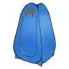 1-2 Person Portable Pop Up Toilet Shower Tent Changing Room Dressing Tent Camping Shelter Blue