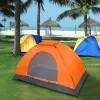 1-Person Waterproof Camping Dome Tent Outdoor Hiking Orange