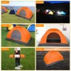 1-Person Waterproof Camping Dome Tent Outdoor Hiking Orange