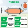 3-in-1 Camping Hammock with Automatic Pop-Up Mosquito Net, Lightweight 70D Nylon Portable Hammock Supports 440lbs