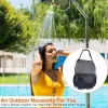 5Gal Solar Heating Camping Shower Bag w/ Removable Hose And Shower Head