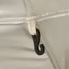 Camping Shower Tent, 1 Room, Foldable Privacy Tent Changing Room with Ground Stakes, Ropes, Carry Bag, and Crossbar