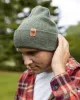 Cuffed Traditional Solid Forest Green