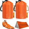 s2packs Emergency Sleeping Bag; Lightweight Survival Sleeping Bags Thermal Bivy Sack; Portable Emergency Blanket