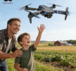 Pro Foldable Dual-Camera Drone with Remote Controller & Carrying Case | HD FPV Quadcopter for Adults & Teens