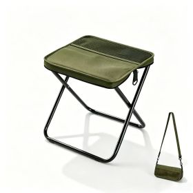 Portable Camping Stool & Folding Small Chair - Compact Folding Stool, Durable Collapsible Stool for Fishing, Hiking, BBQ, Outdoor Events