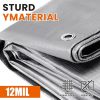 tarps 140g 8x10 FT Tarp Waterproof, 12 Mil Tarps Heavy Duty Waterproof
