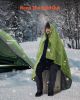 Camping Blanket, Large Warm Stadium Blanket, Waterproof & Windproof, 330GSM Polyester Fleece, Flame Retardant, Great for Outdoors, Picnics, Hiking