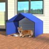 Dog Shade Shelter Outdoor Tent for Small Medium Dogs, Waterproof Sun Protection Pet House for Dogs, Small Animals and Livestock