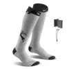 Heated Socks, 6000mAh Battery Powered, Rechargeable Heating Socks with 4 Heating Levels, Electric Heated Sock with APP Control for Men Women