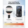 Heated Socks, Medium Size, 5000mAh Battery Rechargeable Heating Socks with 4 Heating Levels, Electric Heated Sock with APP Control for Men Women