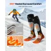 Heated Socks, Medium Size, 5000mAh Battery Rechargeable Heating Socks with 4 Heating Levels, Electric Heated Sock with APP Control for Men Women