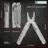 Heavy Duty Multitool | Military Grade Stainless Steel Frame;  Deep Profile Blade;  First Aid Scissors;  Sturdy Pliers;  Cord Cutter;  18 Locking
