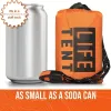 Life Tent Emergency Survival Shelter; 2 Person Emergency Tent; Emergency Shelter; Tube Tent; Survival Tarp - Includes Survival Whistle - Waterpro