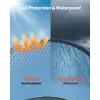 Pop up Shower Tent, Instant Portable Privacy Tent Changing Room with Ground Stakes, Ropes, and Carry Bag, 190T Polyester with Silver Coating