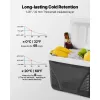 Portable Cooler, 8.5 QT Hard Cooler with Ice Retention and Heavy-Duty Handles, Lightweight Rigid Material Insulated Portable Cooler