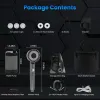 Portable Shower for Camping Include IPX7 Waterproof 6000mAh Rechargeable Shower Pump Filtered Shower Head 5.3Gallon Foldable Bucket For Hiking Beach T