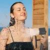 Portable Shower for Camping Include IPX7 Waterproof 6000mAh Rechargeable Shower Pump Filtered Shower Head 5.3Gallon Foldable Bucket For Hiking Beach T