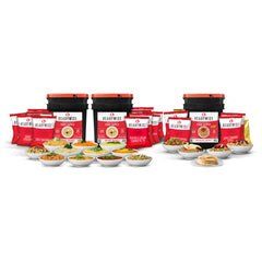 360 Serving Package - 62 lbs - Includes: 2 - 120 Serving Entrees Buckets and 1 - 120 Serving Breakfast Bucket