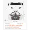 Respirator Mask, Reusable Half Face Cover with Safety Glasses and Filters, Organic Vapor Mask and Dust-proof Face Cover, for Painting, Polishing