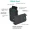 1Pc 1W MAh Solar Power Bank External Battery Pack Dual USB Interface Outdoor Charger With Battery Indicators SOS LED Lights Compass Camping Hikin