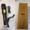 LED Rechargeable Torch 10,000 Lumens, Very Bright Flashlight, Flashlight, USB, 4 Light Modes, Zoomable, IPX4 Waterproof For Camping