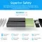 1Pc 12000mAh Portable Charger With Dual USB 3.1A Output Power Bank Ultra-Compact External Battery Pack Fast Charging