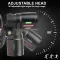 3Modes Tail Warning Rechargeable LED Headlamp Headlight Zoomable Lamp Flashlight