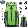 36L Travel Backpack Waterproof Hiking Daypack with Multiple Compartments and Pockets, Nylon Backpack for Camping