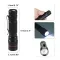 LED Flashlight USB Rechargeable Tactical Zoom Torch Powerful Mini Pen Light Work Light For Camping