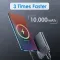 1Pc 30000mAh 20000mAh 1W MAh Fast Charging Power Bank Charger With 1 USB Cable Fit For IOS Phone 15 14 13 And More