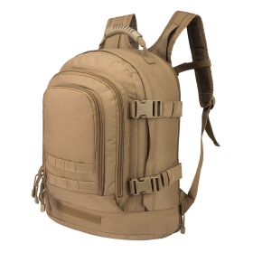 Military Outdoor Backpack Expandable Backpack Tactical Daypack With Waist Strap for Hiking Hunting Outdoor (Color: Tan)