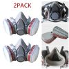 7 IN 1 Half Face Mask for Gas Painting Spray Protection Respirator 2 Filters