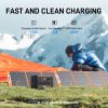 FF Flashfish 1200W Portable Power Station, 768Wh LiFePO4 High-capacity Solar Generator, Power Battery Backup With 4*AC Outputs And 6*USB Outputs