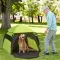 PawHut Pop Up Dog Tent For Extra Large And Large Dogs, Portable Pet Camping Tent With Carrying Bag For Beach, Backyard, Home, Green