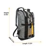 Military Tactical Backpack with Parachute Buckle, 600D Lightweight Hiking Daypack with Multiple Pockets