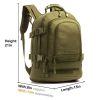Military Outdoor Backpack Expandable Backpack Tactical Daypack With Waist Strap for Hiking Hunting Outdoor
