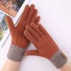 Ladies Winter Touch Screen Warm Knit Gloves