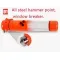 Red&Yellow Multi-functional Car Safety Hammer With Flashlight