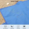 Microfiber Towel Perfect Travel & Gym & Camping Towel. Quick Dry - Super Absorbent - Ultra Compact - Lightweight. Suitable for Trip, Beach, Showe