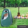 Pop Up Privacy Shower Tent Quick Setup Waterproof Zipper Closure Portable Outdoor Changing Room for Camping Beach RV Travel Compact Bath Tent wit
