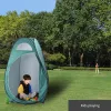 Pop Up Privacy Shower Tent Quick Setup Waterproof Zipper Closure Portable Outdoor Changing Room for Camping Beach RV Travel Compact Bath Tent wit