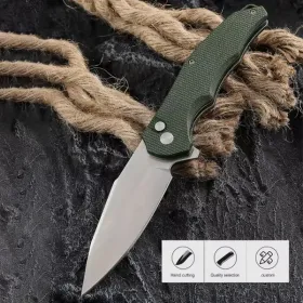 Portable Folding Pocket Knife for Camping & Hiking (Color: As pic show, Type: Style A)