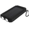 1Pc 1W MAh Solar Power Bank External Battery Pack Dual USB Interface Outdoor Charger With Battery Indicators SOS LED Lights Compass Camping Hikin