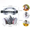 Respirator Mask with Safety Glasses Filters for Dust