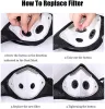 Reusable Half Face Cover Mask Respirator Anti Pollution Facepiece Sports Masks